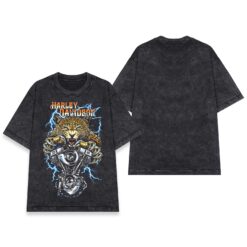Áo thun vintage Harley Leopard Panhead – SPD10