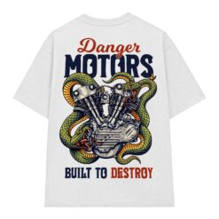 Áo thun streetwear Danger Motors - W17