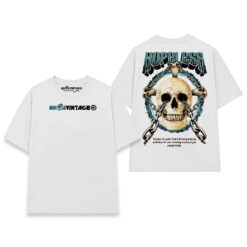 Áo thun dark streetwear Hopeless Skull Chain – W18