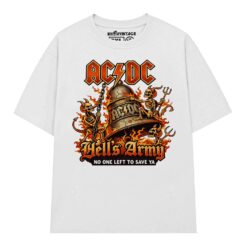 Áo thun rock vintage ACDC Hells Bells – W19