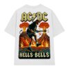 Áo thun rock vintage ACDC Hells Bells – W19