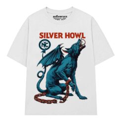 Áo thun streetwear Silver Howl – W21
