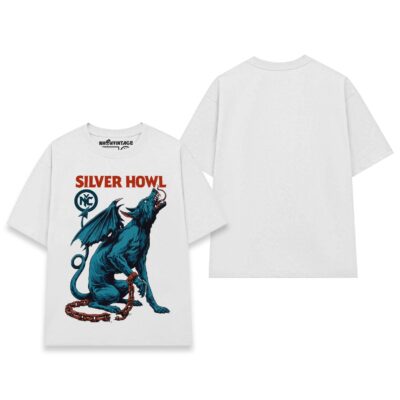 Áo thun streetwear Silver Howl – W21