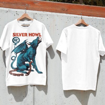Áo thun streetwear Silver Howl – W21