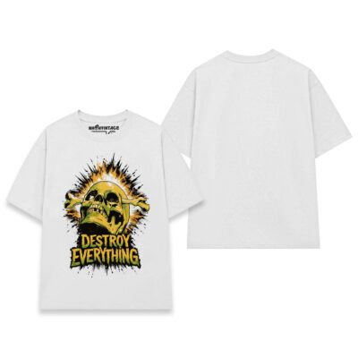 Áo thun dark streetwear Destroy Everything - W22
