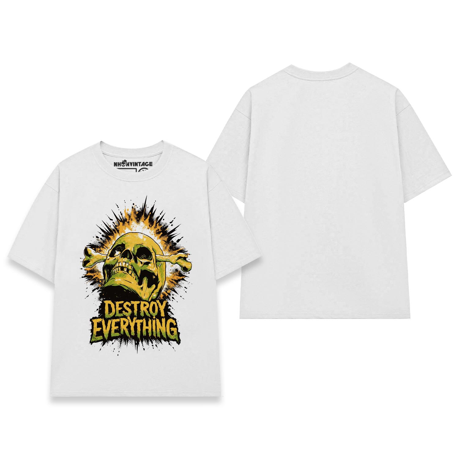 Áo thun dark streetwear Destroy Everything - W22 Áo thun dark streetwear Destroy Everything - W22