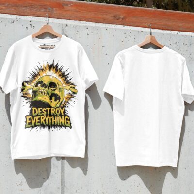 Áo thun dark streetwear Destroy Everything - W22