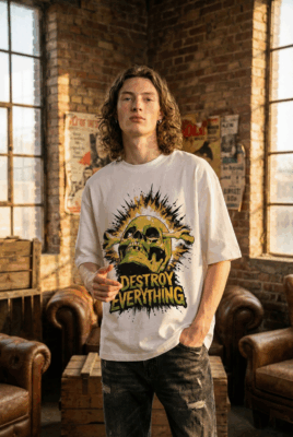 Áo thun dark streetwear Destroy Everything - W22