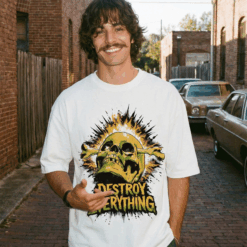 Áo thun dark streetwear Destroy Everything - W22