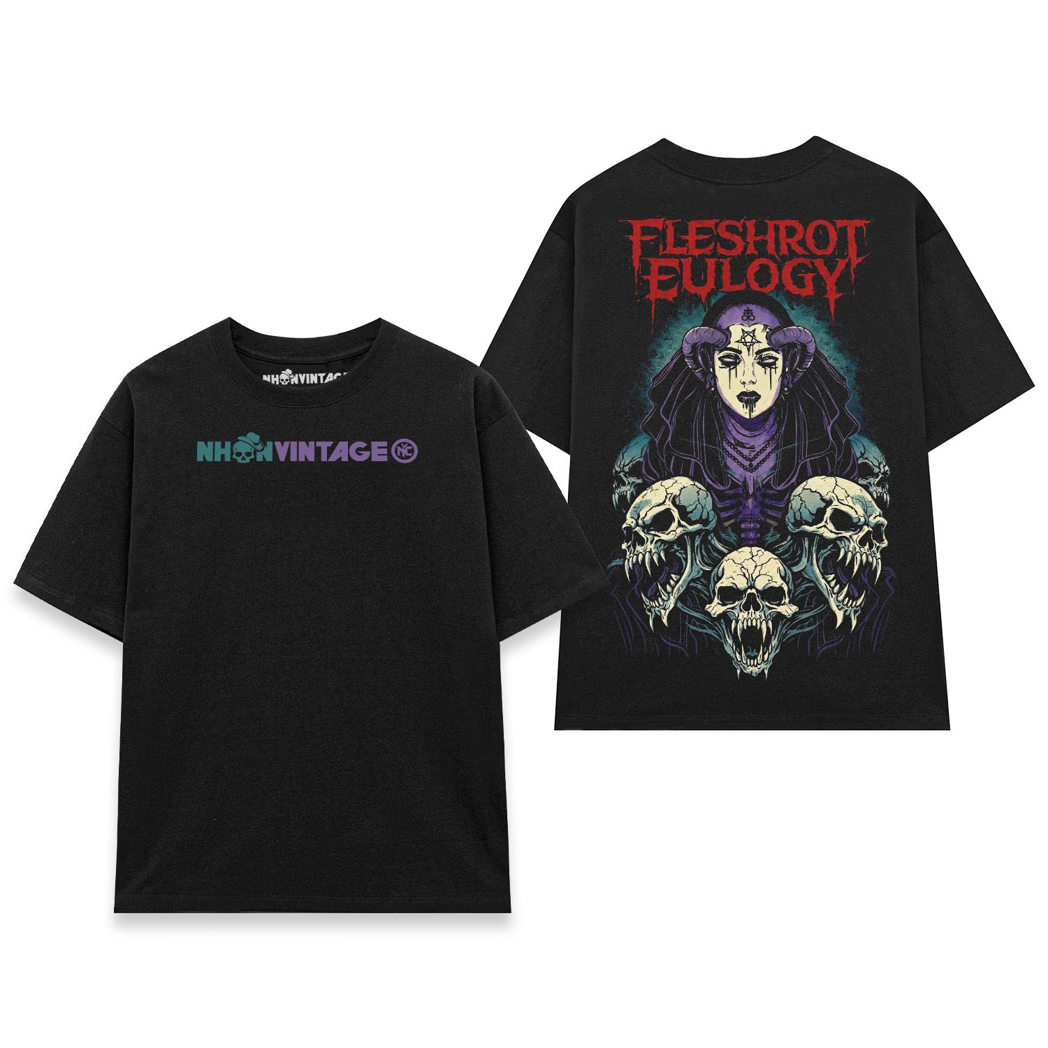 Áo thun dark streetwear Fleshrot Eulogy – SPB3 Áo thun dark streetwear Fleshrot Eulogy – SPB3