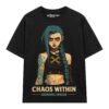 Áo thun streetwear LOL Jinx Chaos Within Demons Inside – SPB4