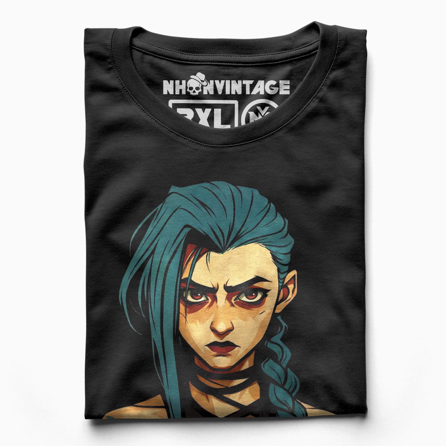 Áo thun streetwear LOL Jinx Chaos Within Demons Inside – SPB4 Áo thun streetwear LOL Jinx Chaos Within Demons Inside – SPB4