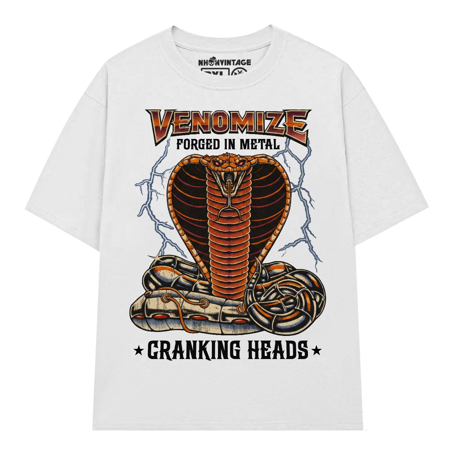 Áo thun streetwear Venomize Cranking Heads – SPW2