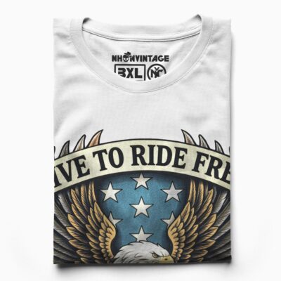 Áo thun motor streetwear The Spirit of Freedom - W26