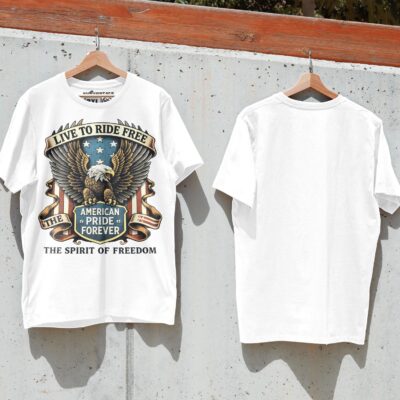 Áo thun motor streetwear The Spirit of Freedom - W26