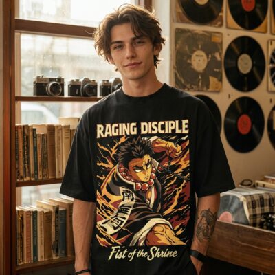 Áo thun Kimetsu no Yaiba Gyoumei Raging Disciple - SPB10