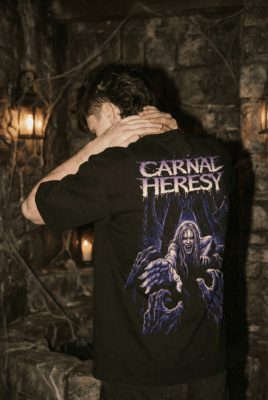 Áo thun dark streetwear Carnal Heresy – B137