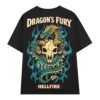 Áo thun streetwear Dragon’s Fury Hellfire – B138