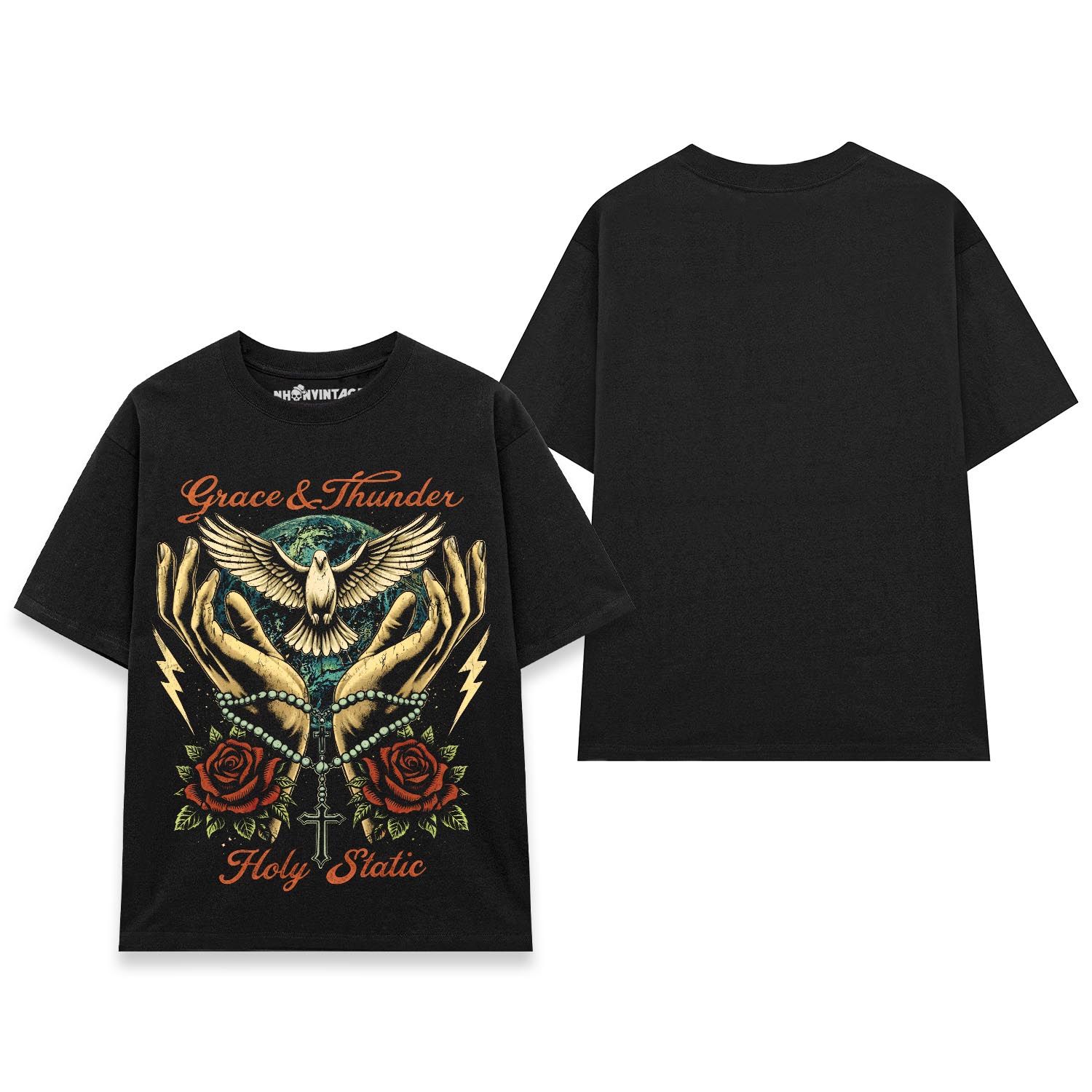 Áo thun streetwear Grace and Thunder – B140 Áo thun streetwear Grace and Thunder – B140