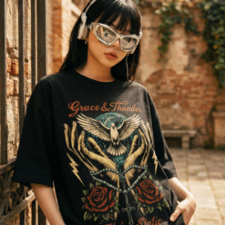 Áo thun streetwear Grace and Thunder – B140