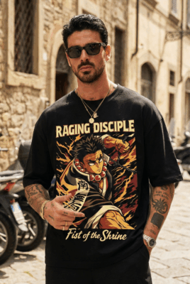 Áo thun Kimetsu no Yaiba Gyoumei Raging Disciple - SPB10