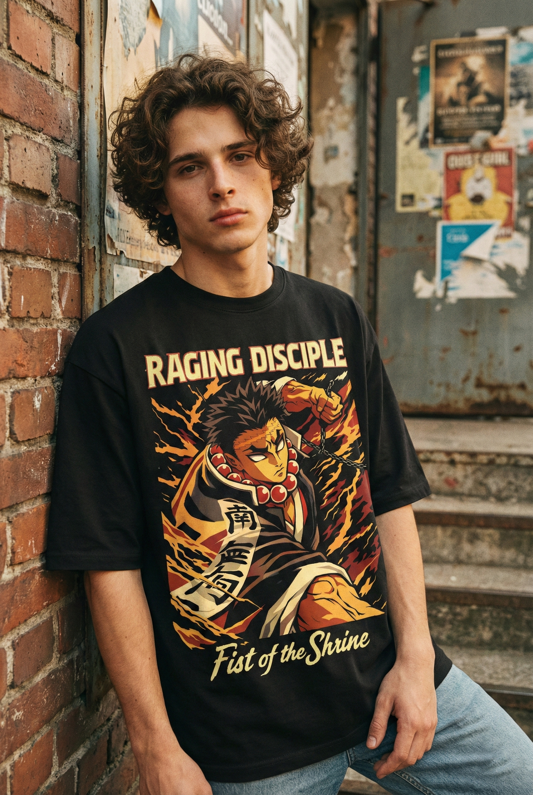 Áo thun Kimetsu no Yaiba Gyoumei Raging Disciple - SPB10 Áo thun Kimetsu no Yaiba Gyoumei Raging Disciple - SPB10