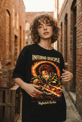 Áo thun Kimetsu no Yaiba Tanjiro Inferno Disciple – SPB11