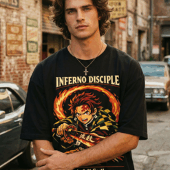 Áo thun Kimetsu no Yaiba Tanjiro Inferno Disciple – SPB11