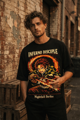 Áo thun Kimetsu no Yaiba Tanjiro Inferno Disciple – SPB11