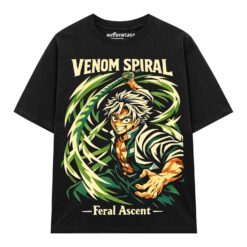 Áo thun Kimetsu no Yaiba Sanemi Venom Spiral – SPB12