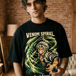 Áo thun Kimetsu no Yaiba Sanemi Venom Spiral – SPB12