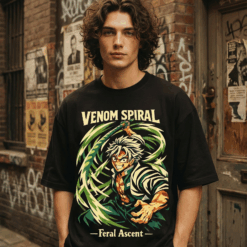 Áo thun Kimetsu no Yaiba Sanemi Venom Spiral – SPB12