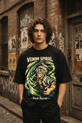 Áo thun Kimetsu no Yaiba Sanemi Venom Spiral – SPB12