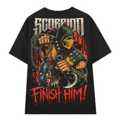 Áo thun Mortal Kombat Scorpion Finish Him – SPB13