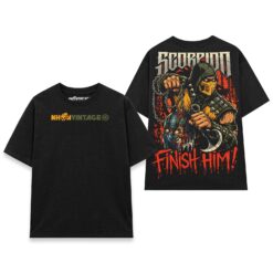 Áo thun Mortal Kombat Scorpion Finish Him – SPB13