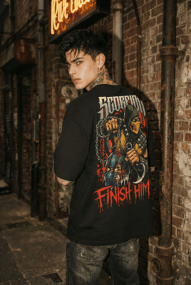 Áo thun Mortal Kombat Scorpion Finish Him – SPB13