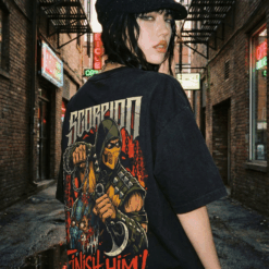 Áo thun Mortal Kombat Scorpion Finish Him – SPB13