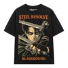 Áo thun Attack on Titan Levi Steel Resolve Bladebound – SPB14