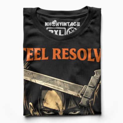 Áo thun Attack on Titan Levi Steel Resolve Bladebound – SPB14