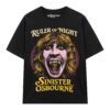 Áo thun rock vintage Ruler of Night Sinister Osbourne – SPB5