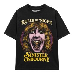 Áo thun rock vintage Ruler of Night Sinister Osbourne – SPB5