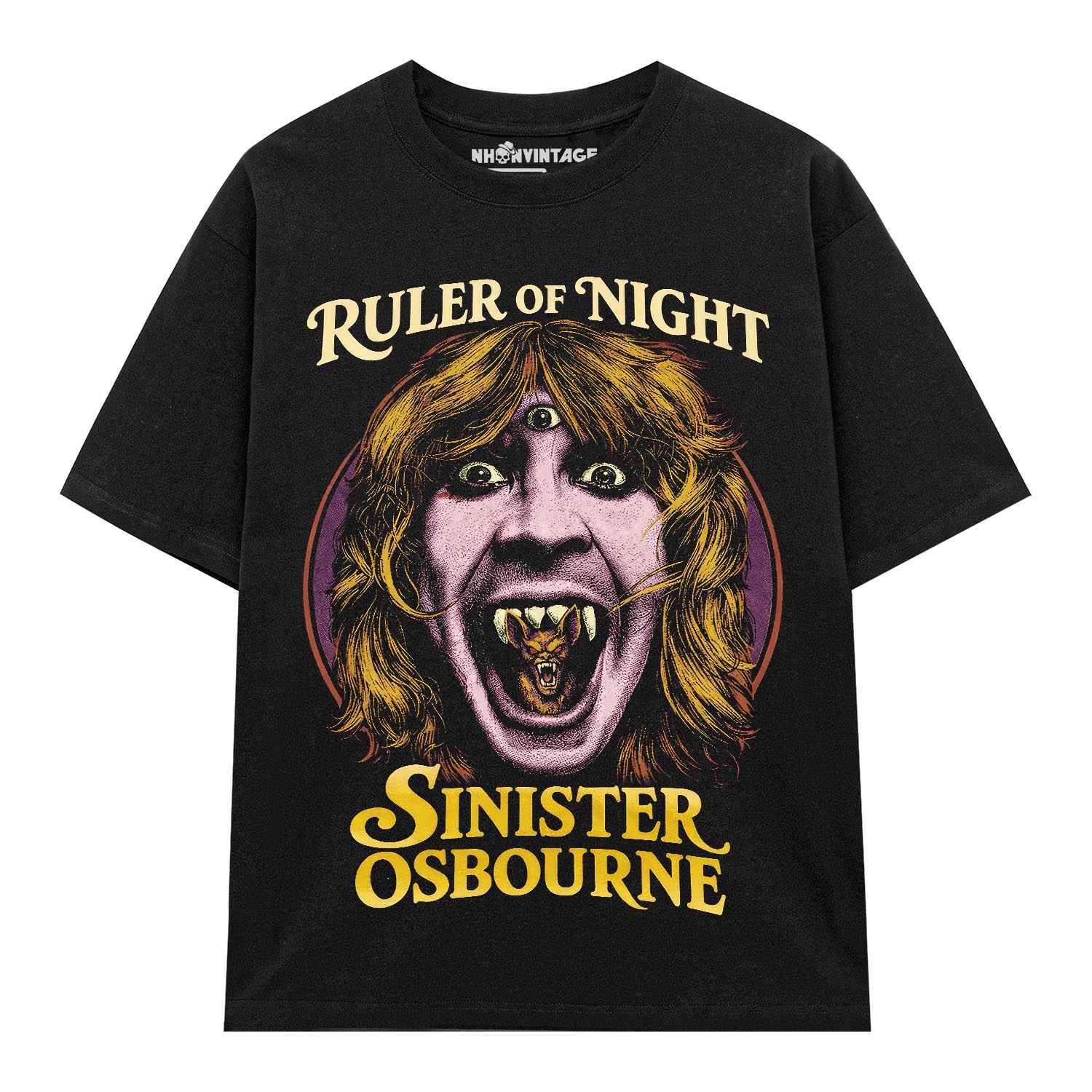 Áo thun rock vintage Ruler of Night Sinister Osbourne – SPB5