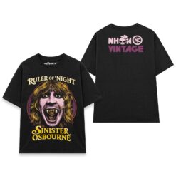 Áo thun rock vintage Ruler of Night Sinister Osbourne – SPB5