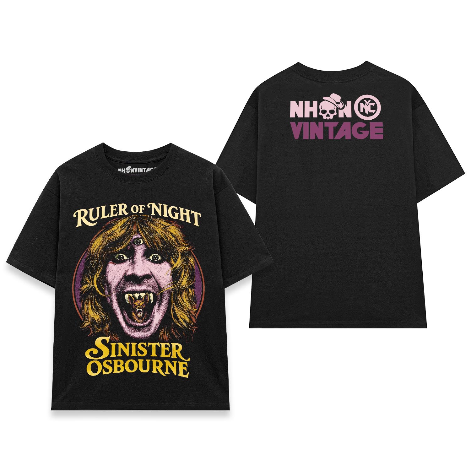 Áo thun rock vintage Ruler of Night Sinister Osbourne – SPB5 Áo thun rock vintage Ruler of Night Sinister Osbourne – SPB5