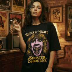 Áo thun rock vintage Ruler of Night Sinister Osbourne – SPB5