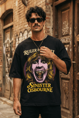 Áo thun rock vintage Ruler of Night Sinister Osbourne – SPB5