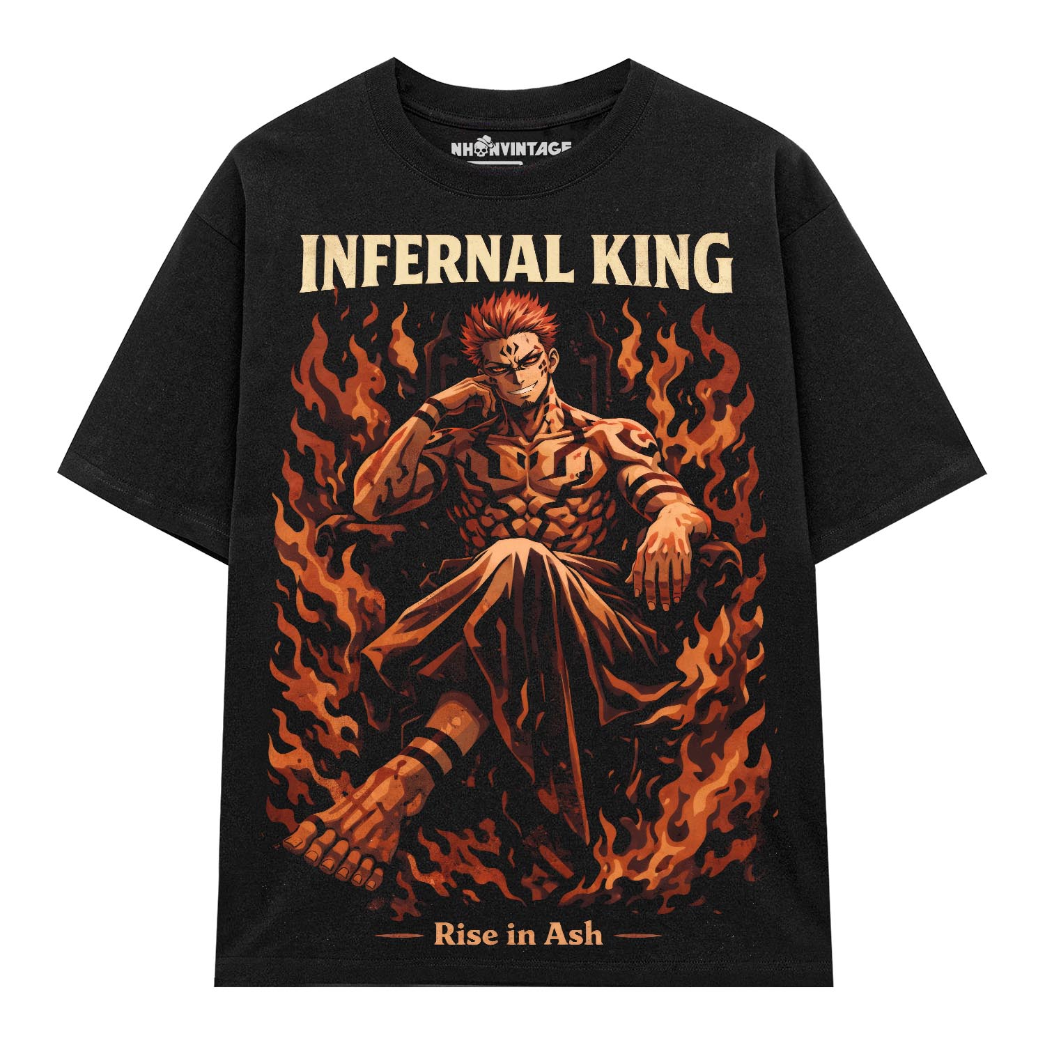 Áo thun Jujutsu Kaisen Sukuna Infernal King – SPB8