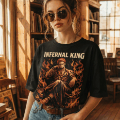 Áo thun Jujutsu Kaisen Sukuna Infernal King – SPB8