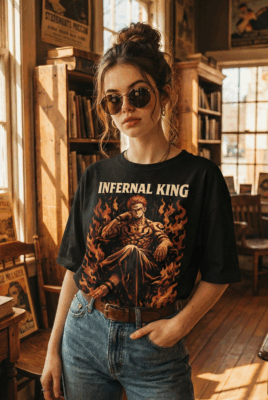 Áo thun Jujutsu Kaisen Sukuna Infernal King – SPB8