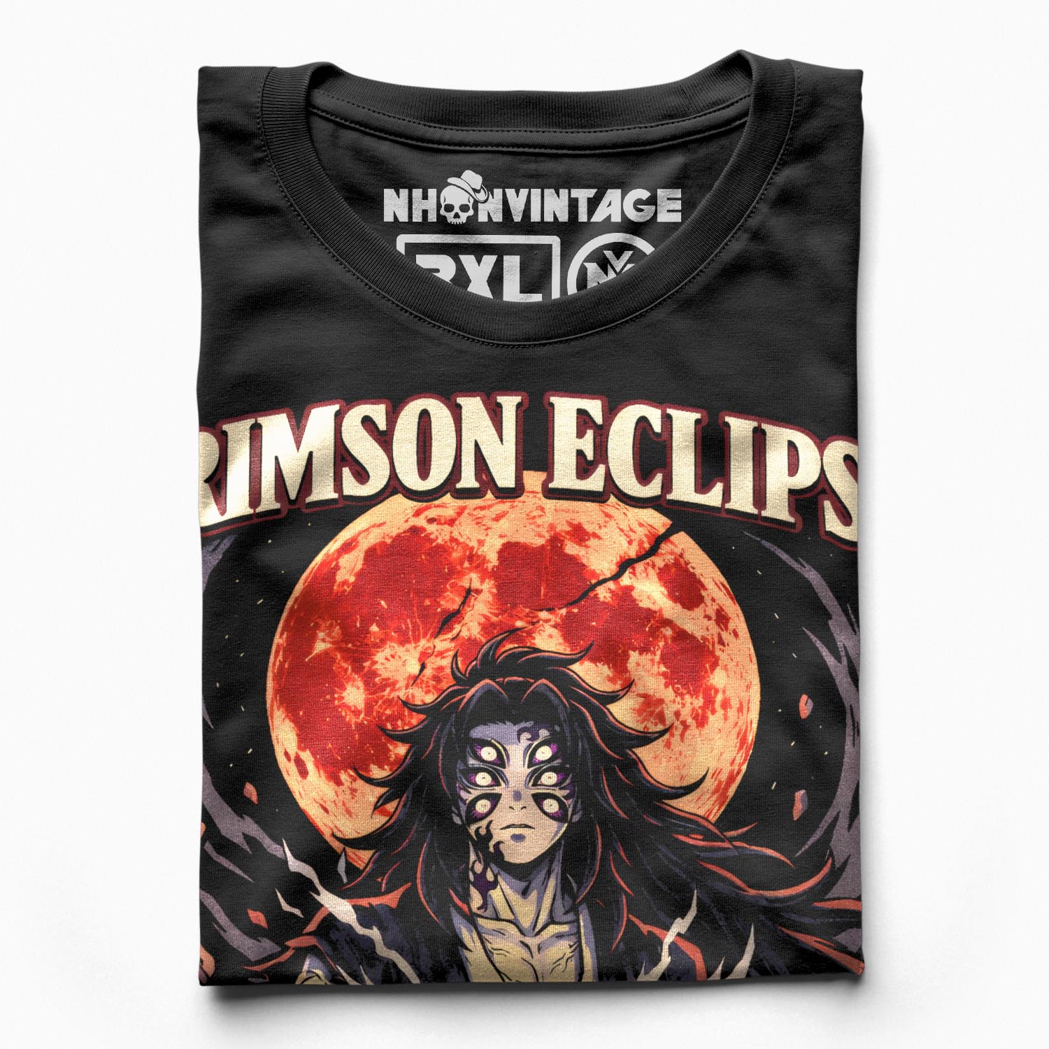 Áo thun Kimetsu no Yaiba Kokushibo Crimson Eclipse – SPB9 Áo thun Kimetsu no Yaiba Kokushibo Crimson Eclipse – SPB9
